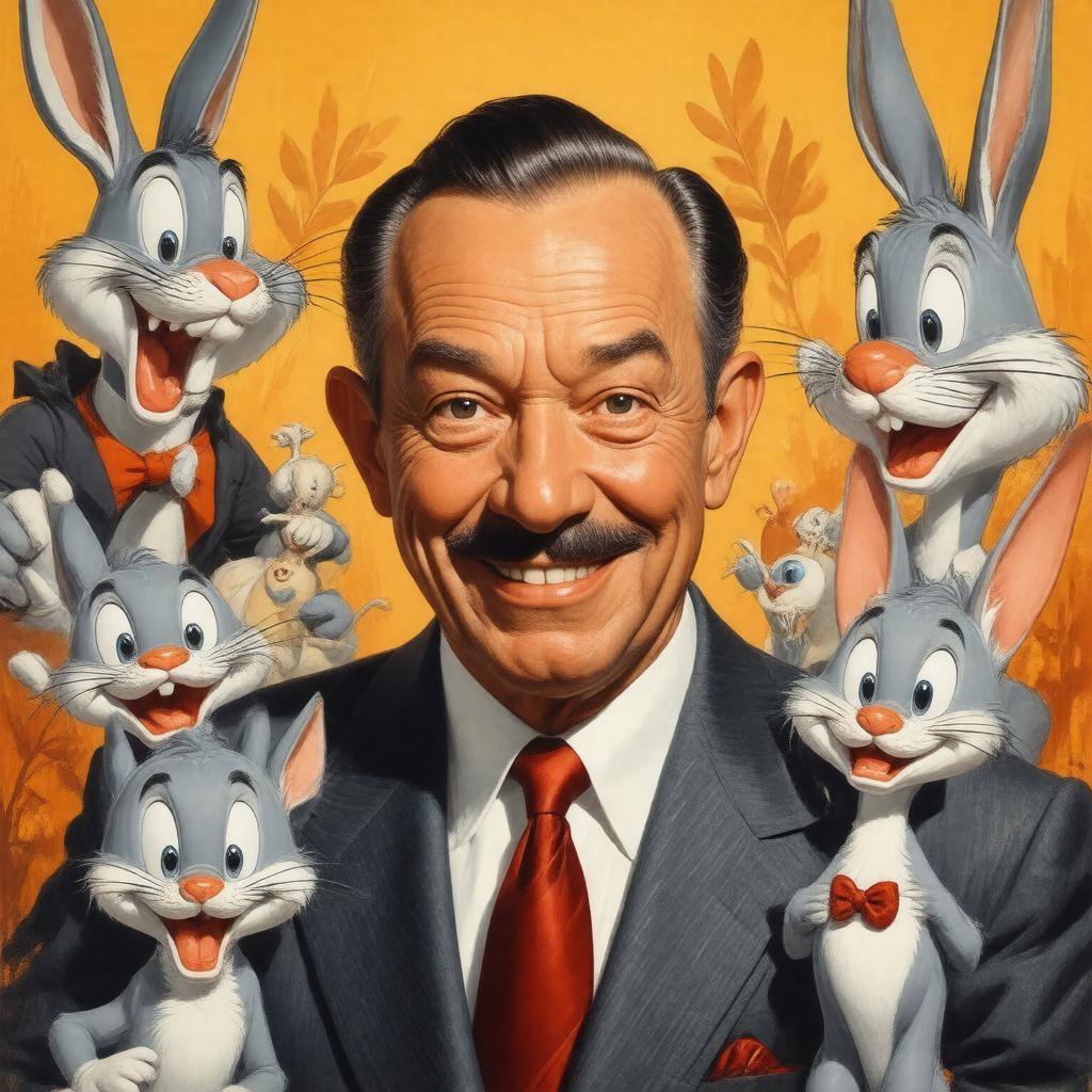 AI-created image of Mel Blanc
