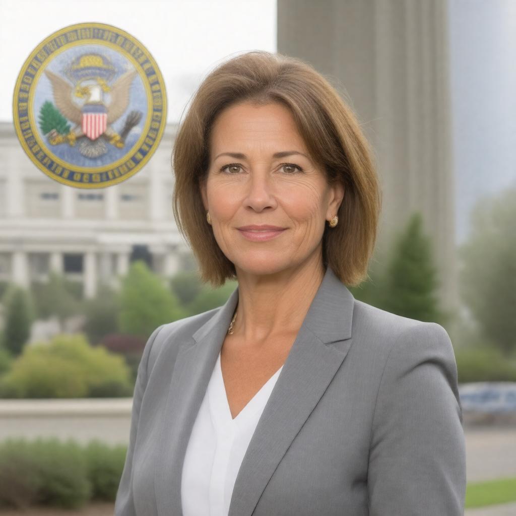 AI-created image of Melanie Kebler