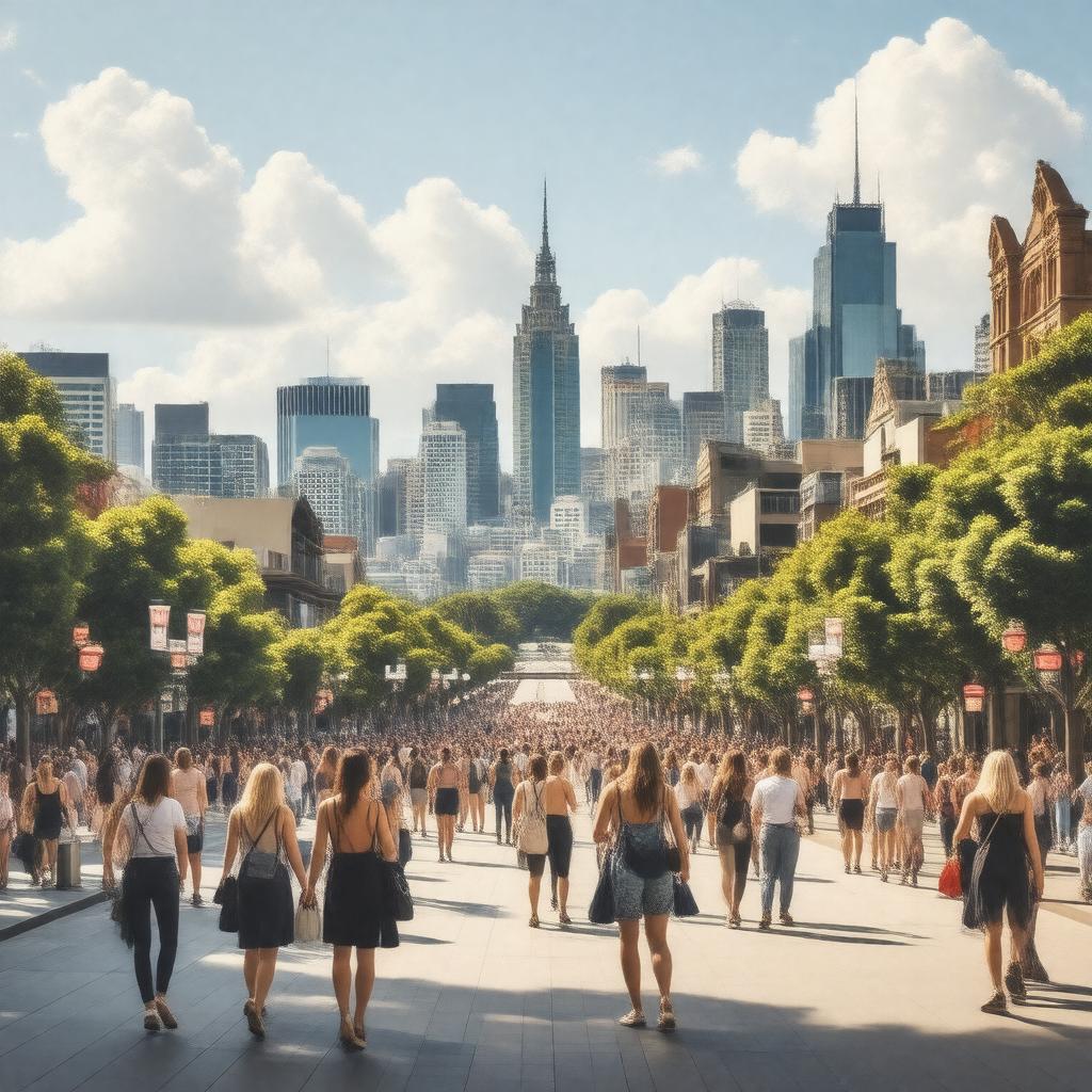 AI-created image of Melbourne