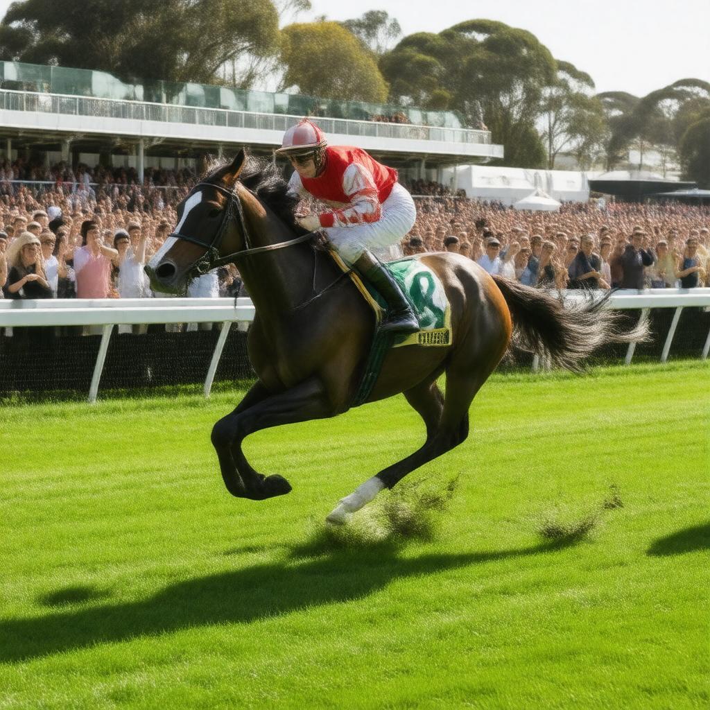 Click to view larger image AI-created image of Melbourne Cup