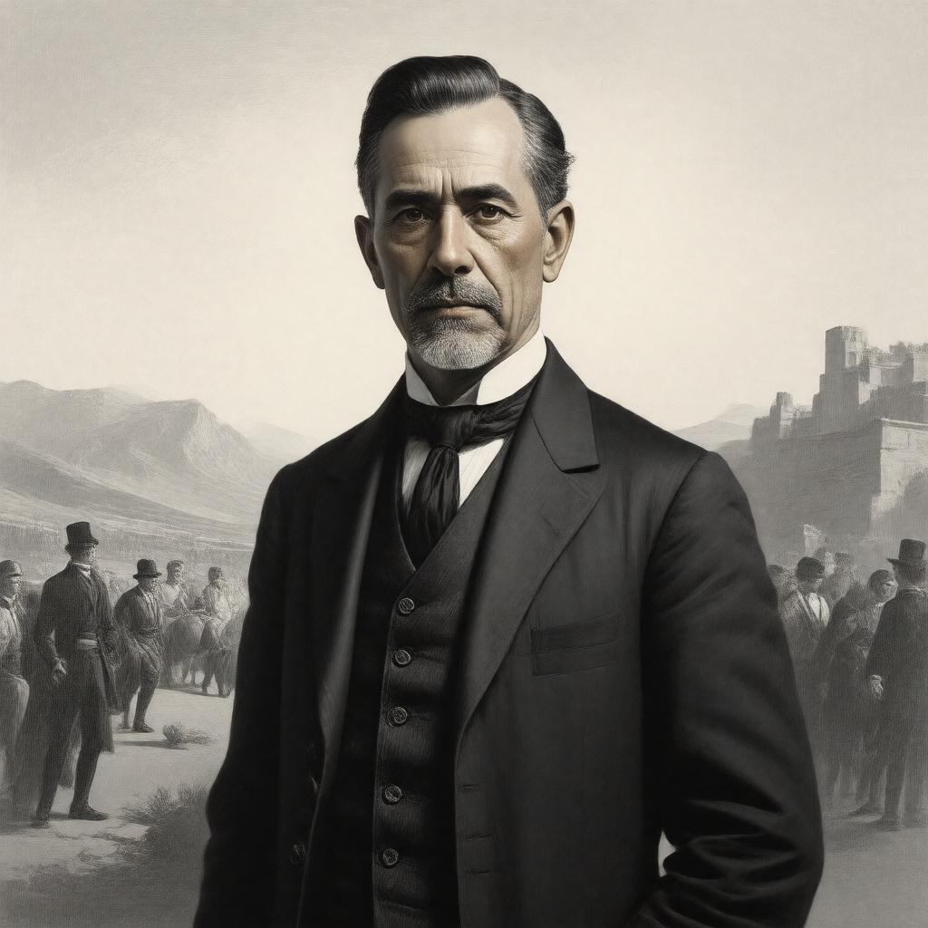 AI-created image of Melchor Ocampo