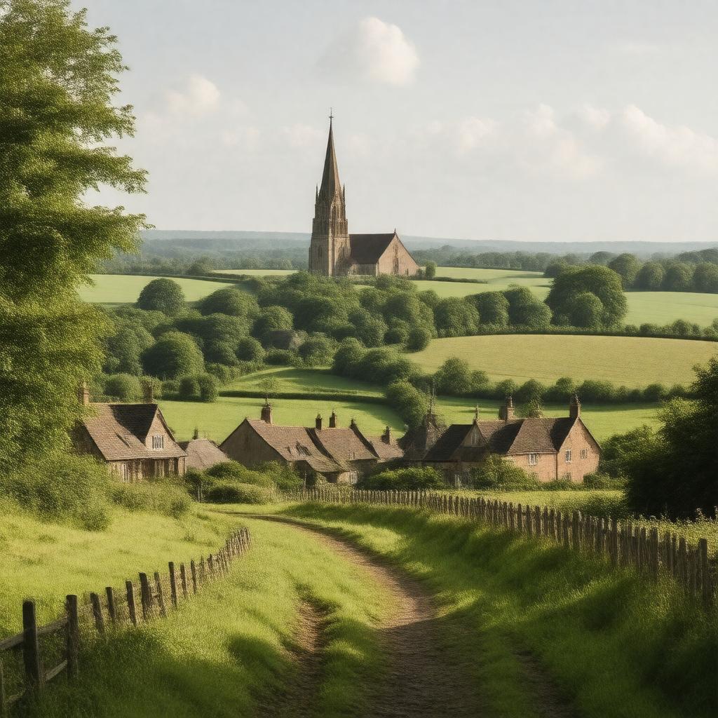 AI-created image of Meldreth