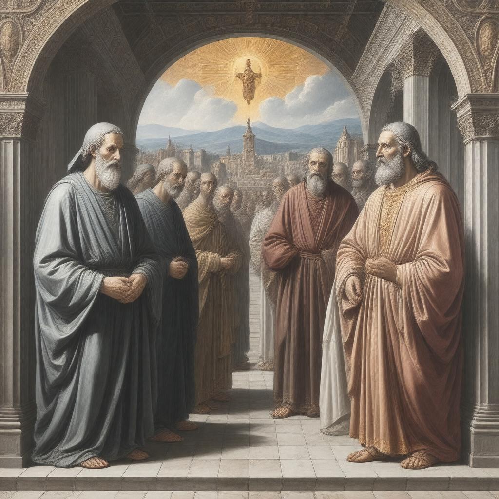 Click to view larger image AI-created image of Meletian schism