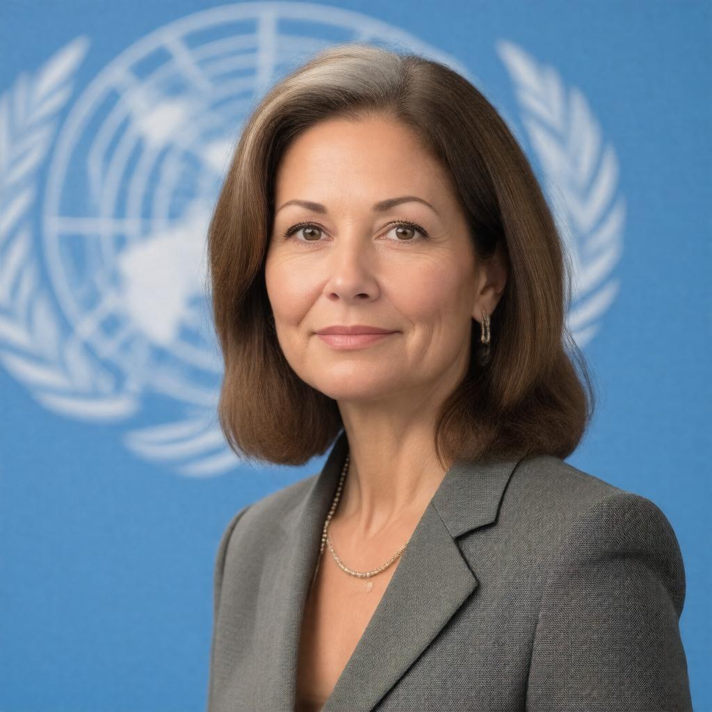 AI-created image of Melissa Fleming