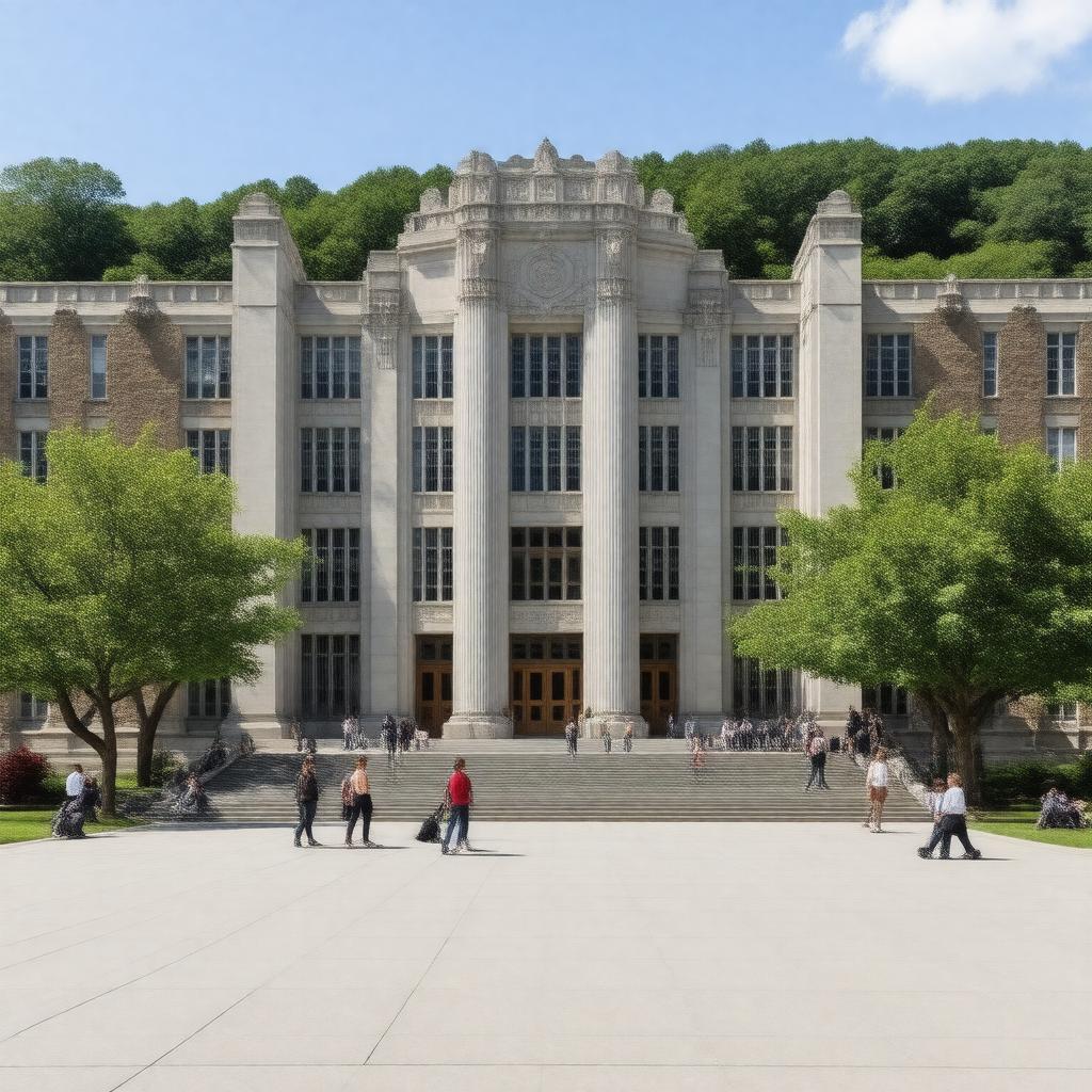 AI-created image of Mellon College of Science