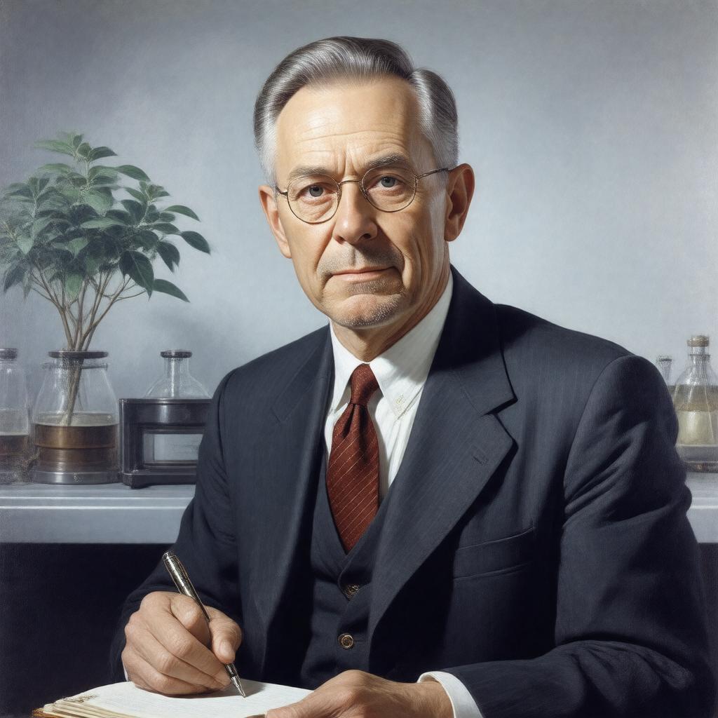 AI-created image of Melvin Calvin