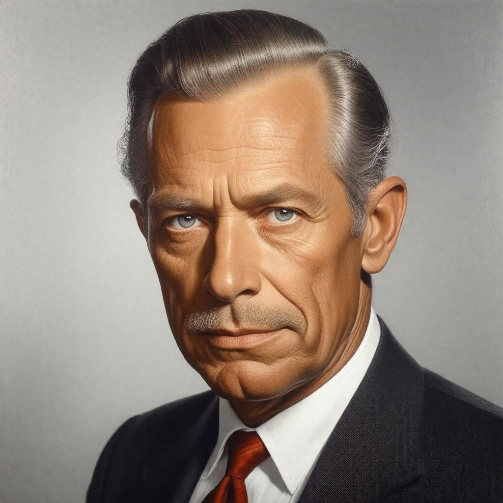 AI-created image of Melvyn Douglas