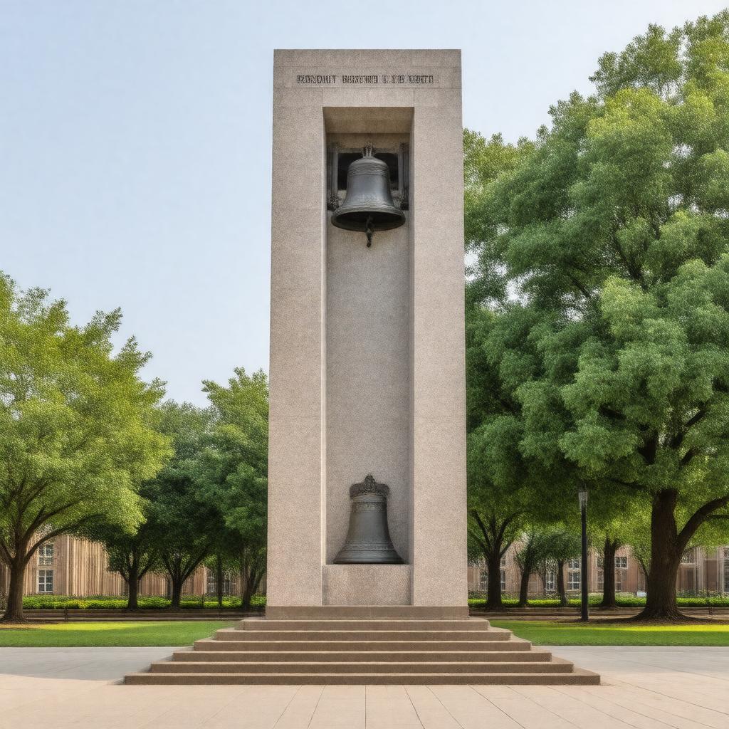 Click to view larger image AI-created image of Memorial Bell Tower