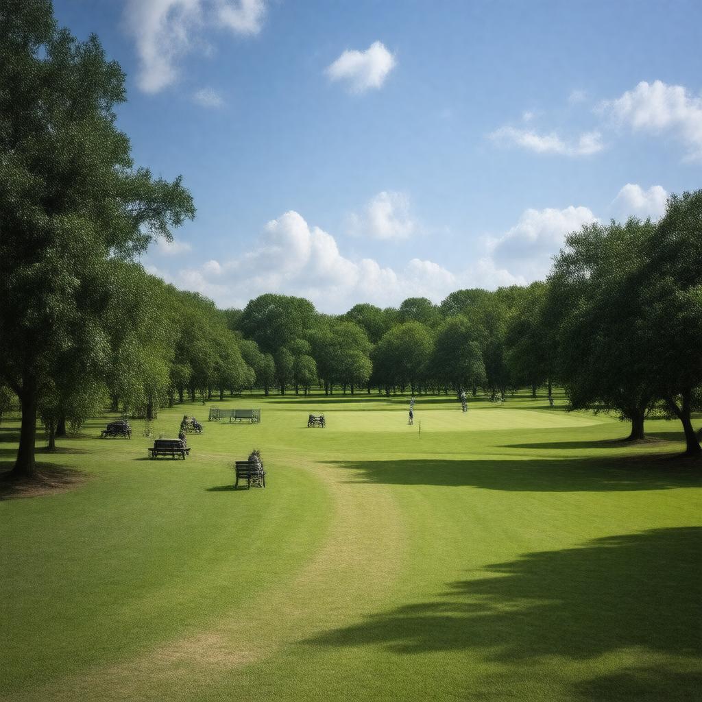 AI-created image of Memorial Park