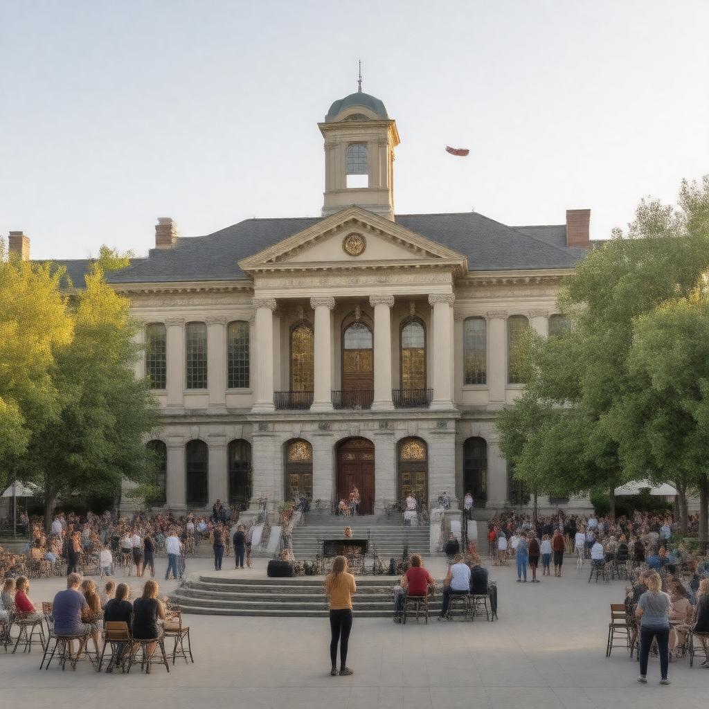 Click to view larger image AI-created image of Memorial Union