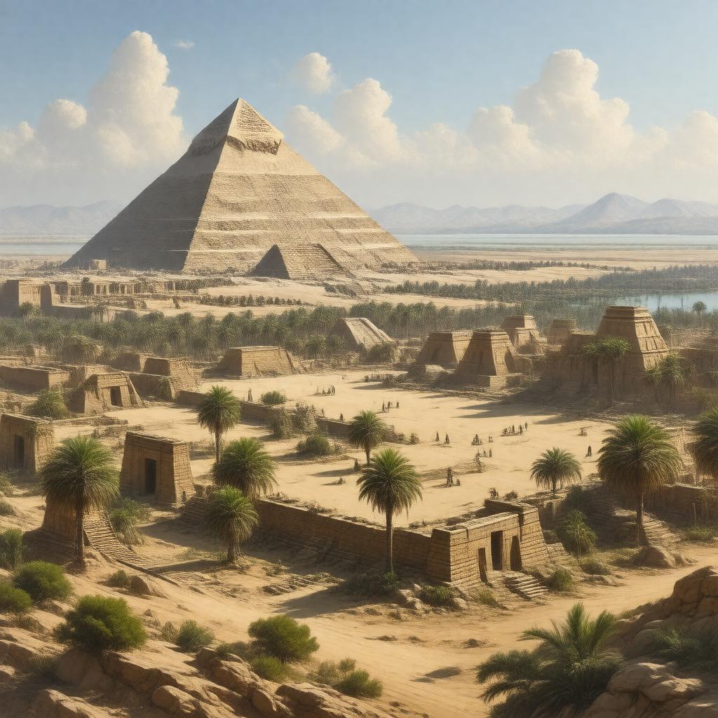 AI-created image of Memphis, Egypt