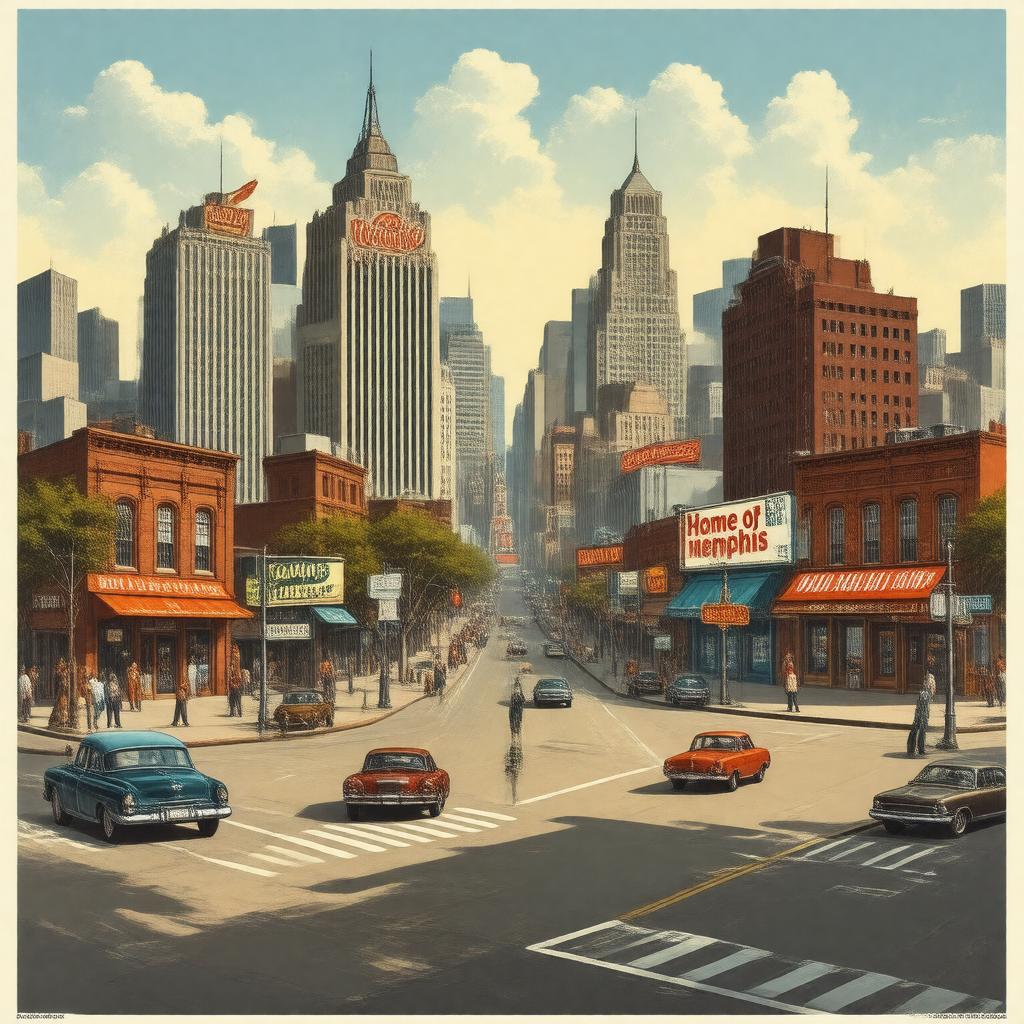 AI-created image of Memphis