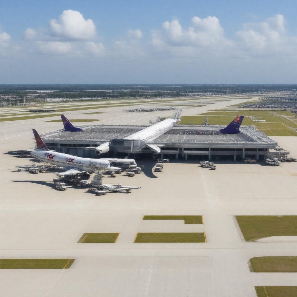 AI-created image of Memphis International Airport