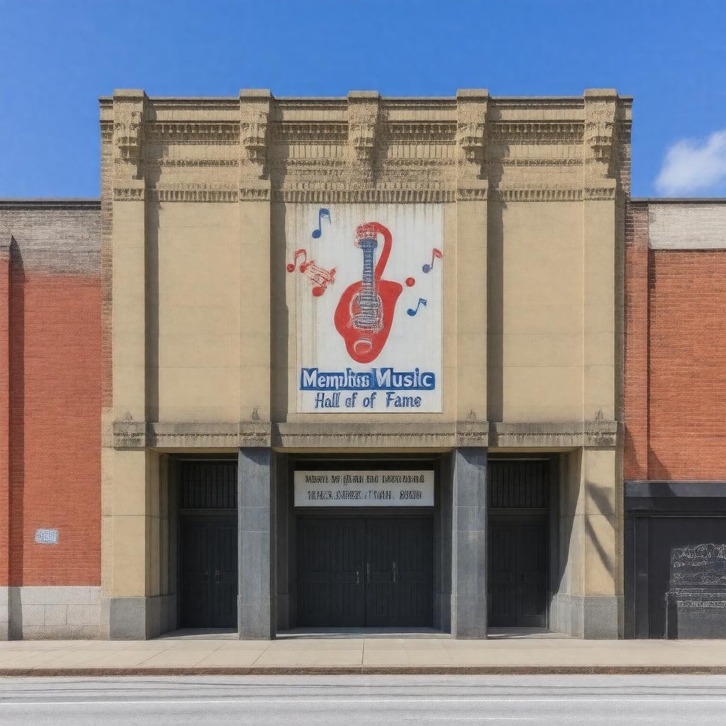 AI-created image of Memphis Music Hall of Fame