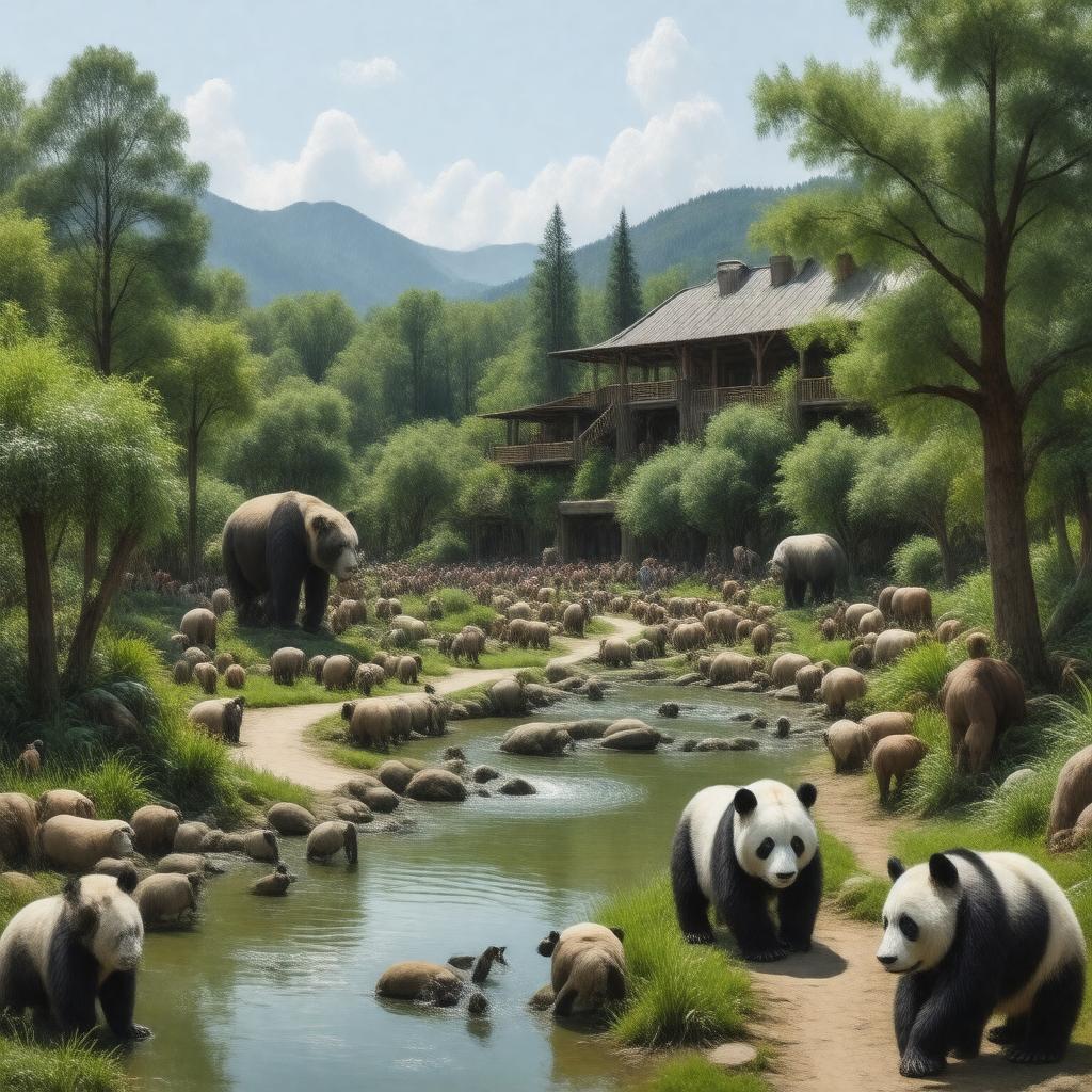 AI-created image of Memphis Zoo