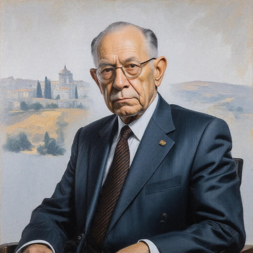 AI-created image of Menachem Begin