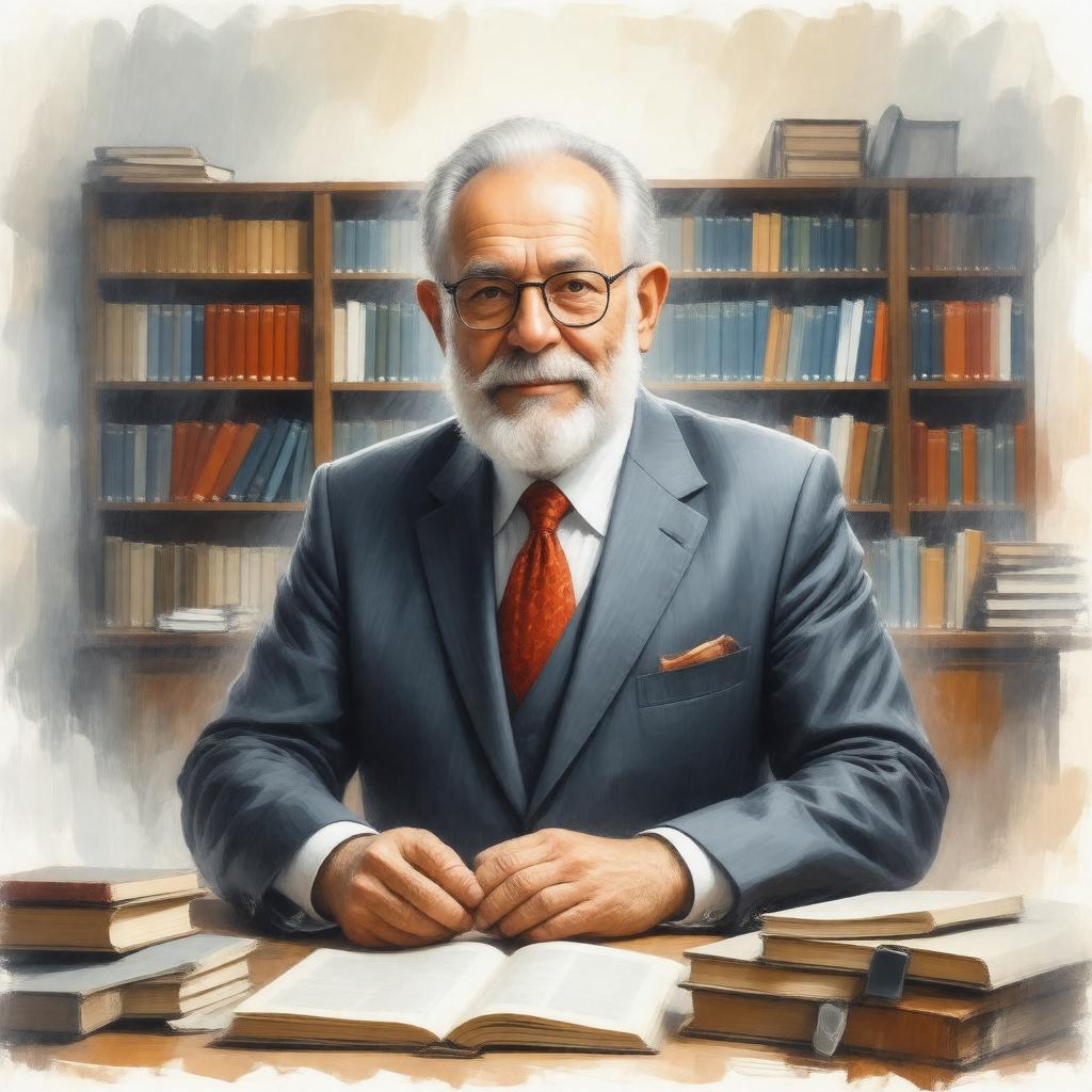 AI-created image of Menachem Yaari