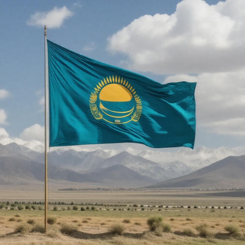 AI-created image of Meniń Qazaqstanym