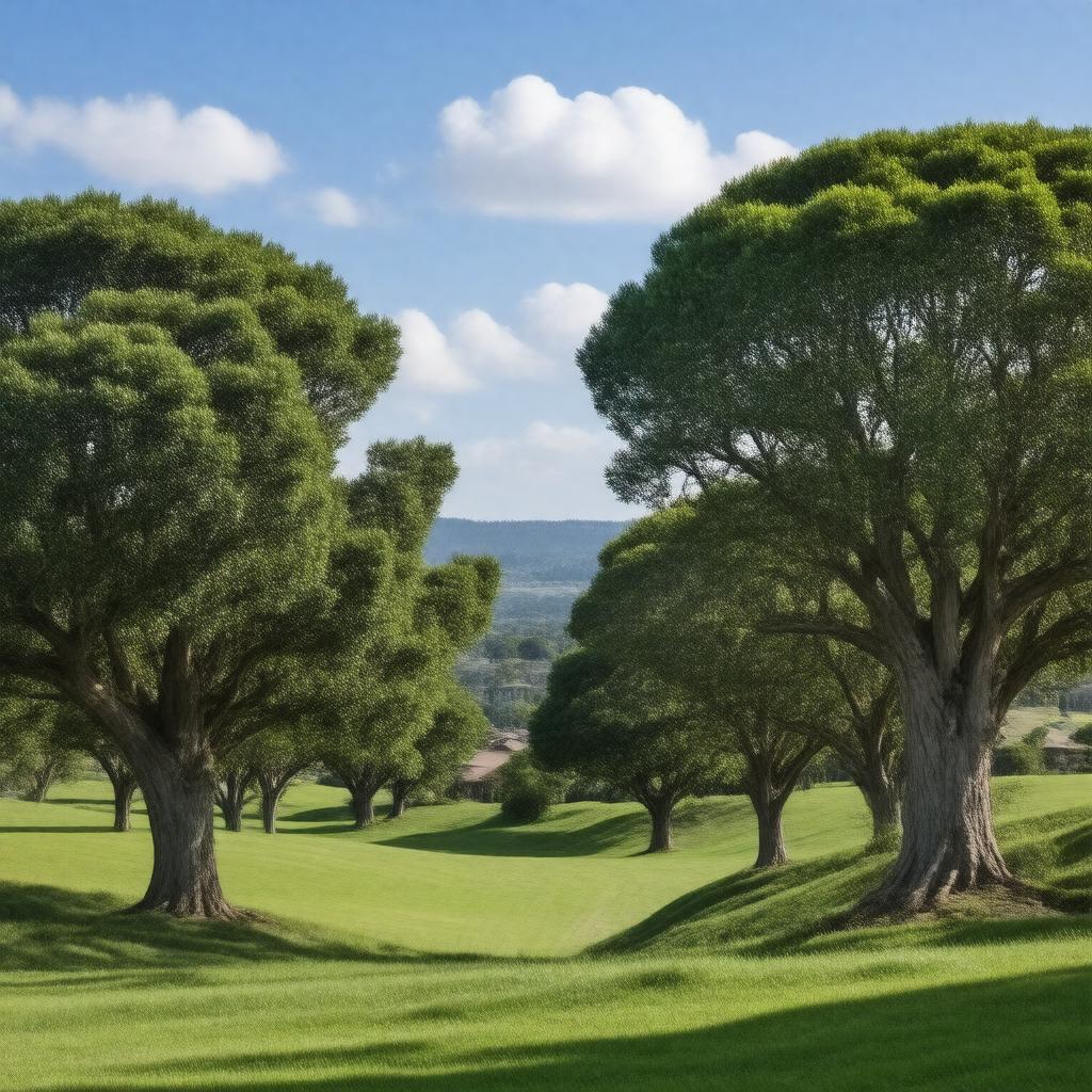 AI-created image of Menlo Oaks