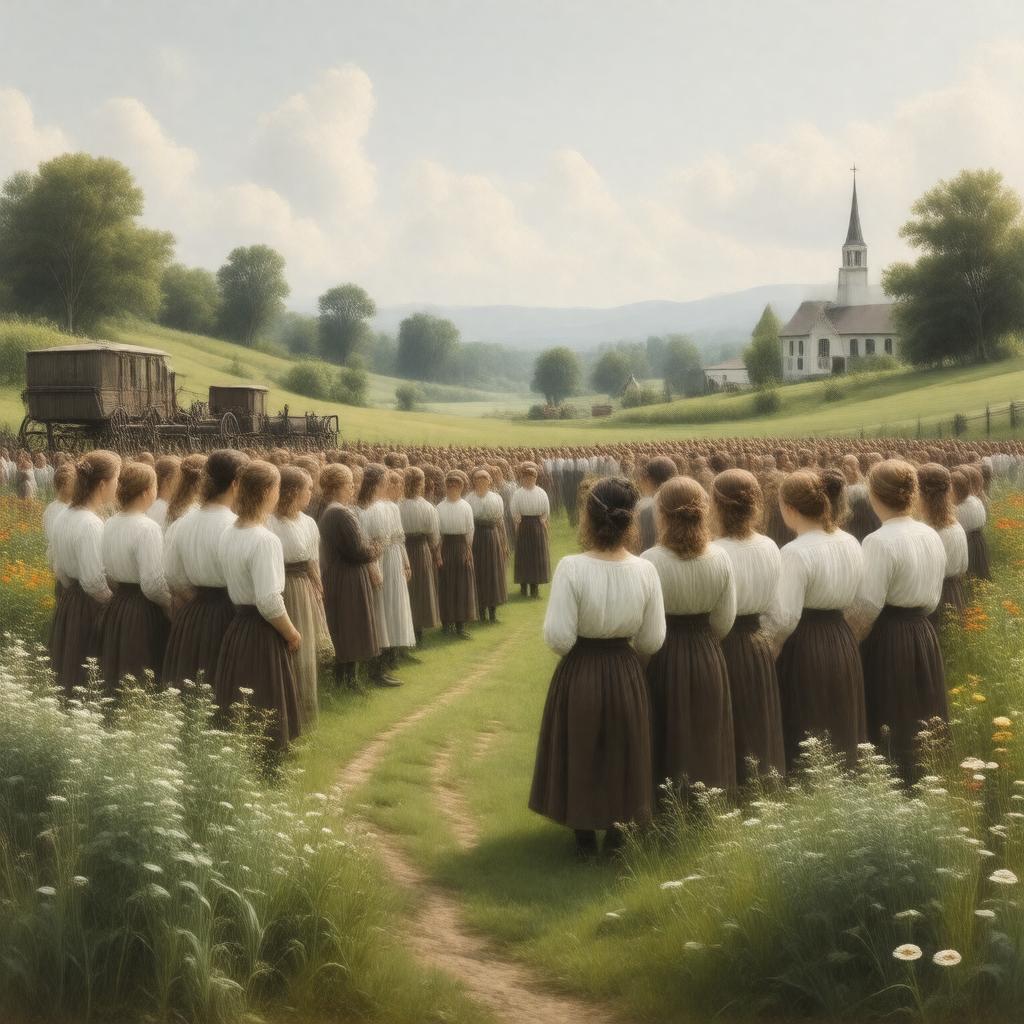 AI-created image of Mennonites