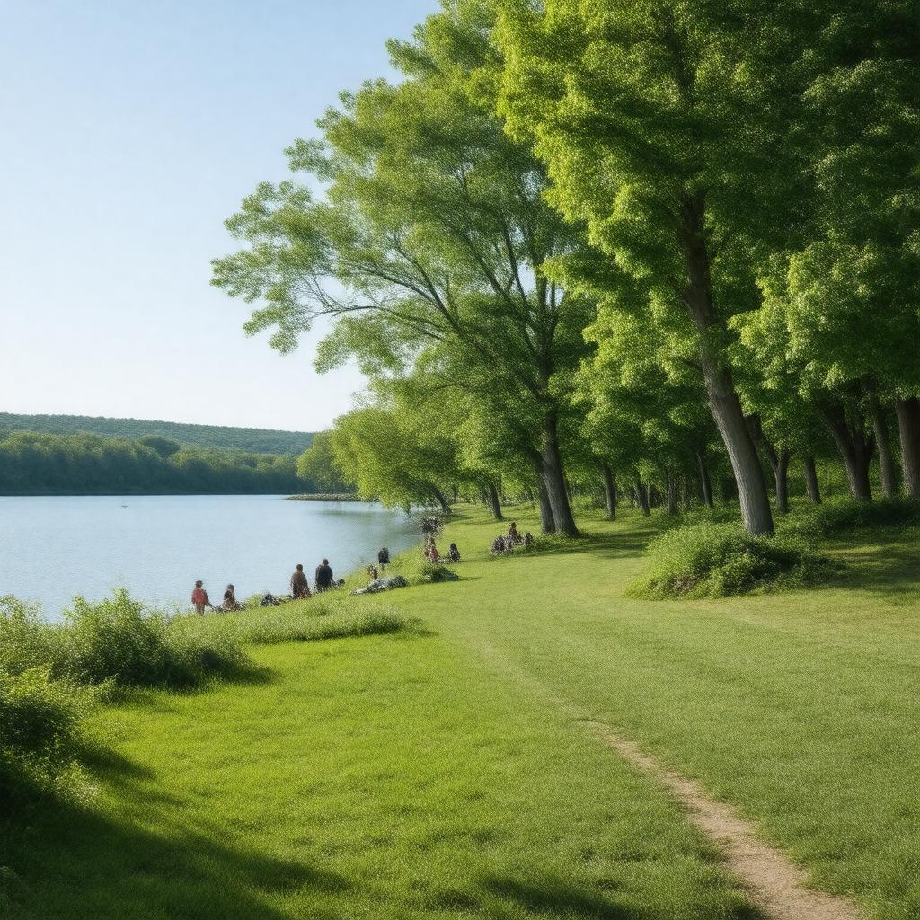 AI-created image of Menotomy Rocks Park