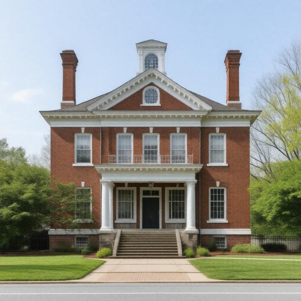 AI-created image of Men's Hall