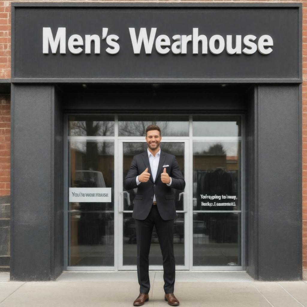 Click to view larger image AI-created image of Men's Wearhouse