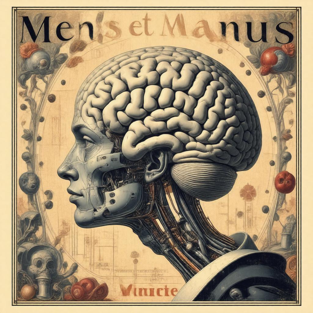 Click to view larger image AI-created image of Mens et Manus