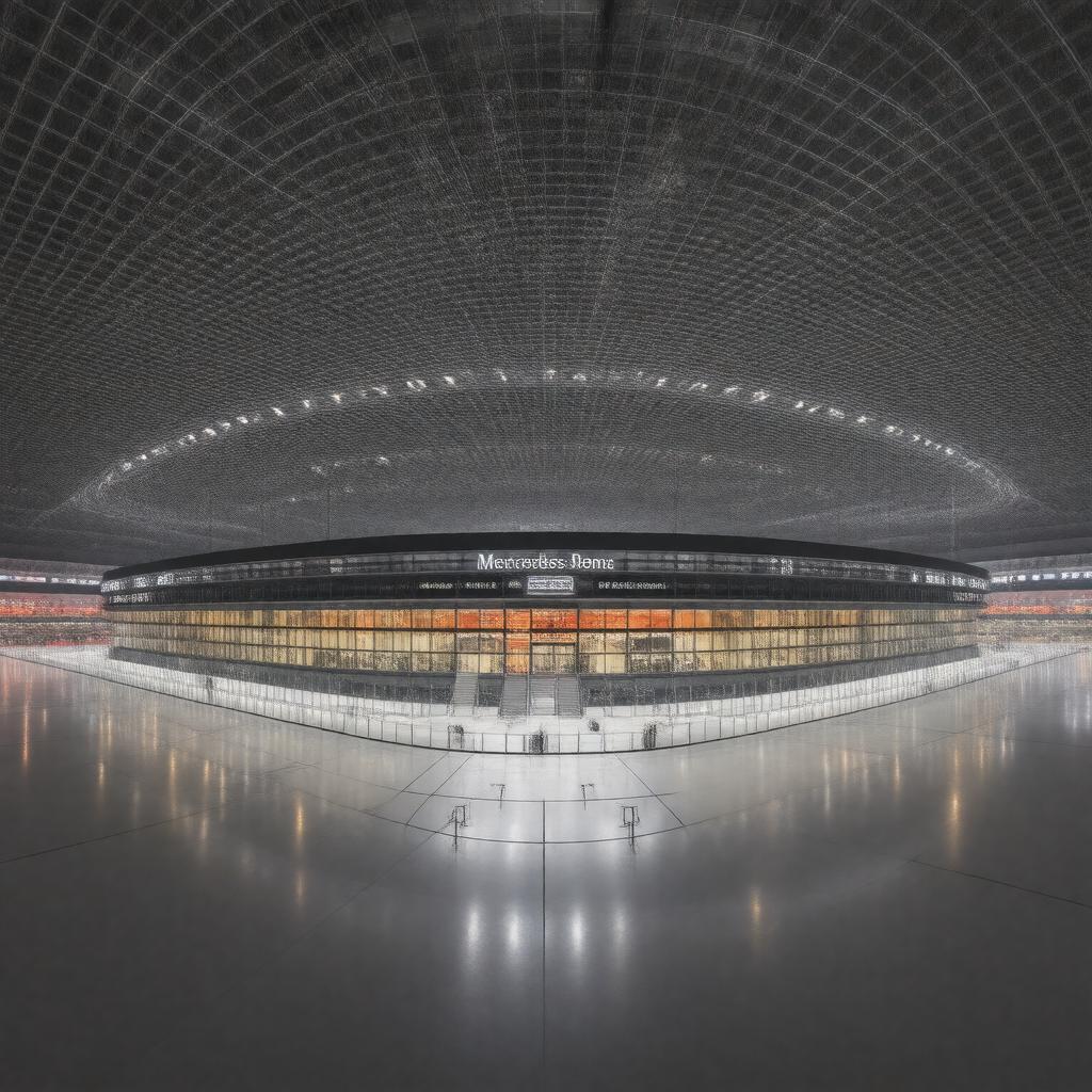AI-created image of Mercedes-Benz Arena Berlin