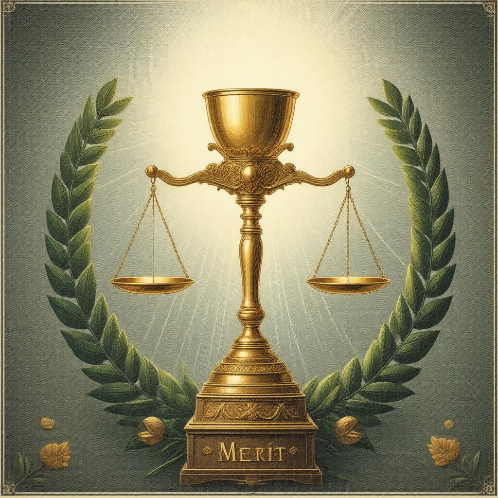 Click to view larger image AI-created image of Merit