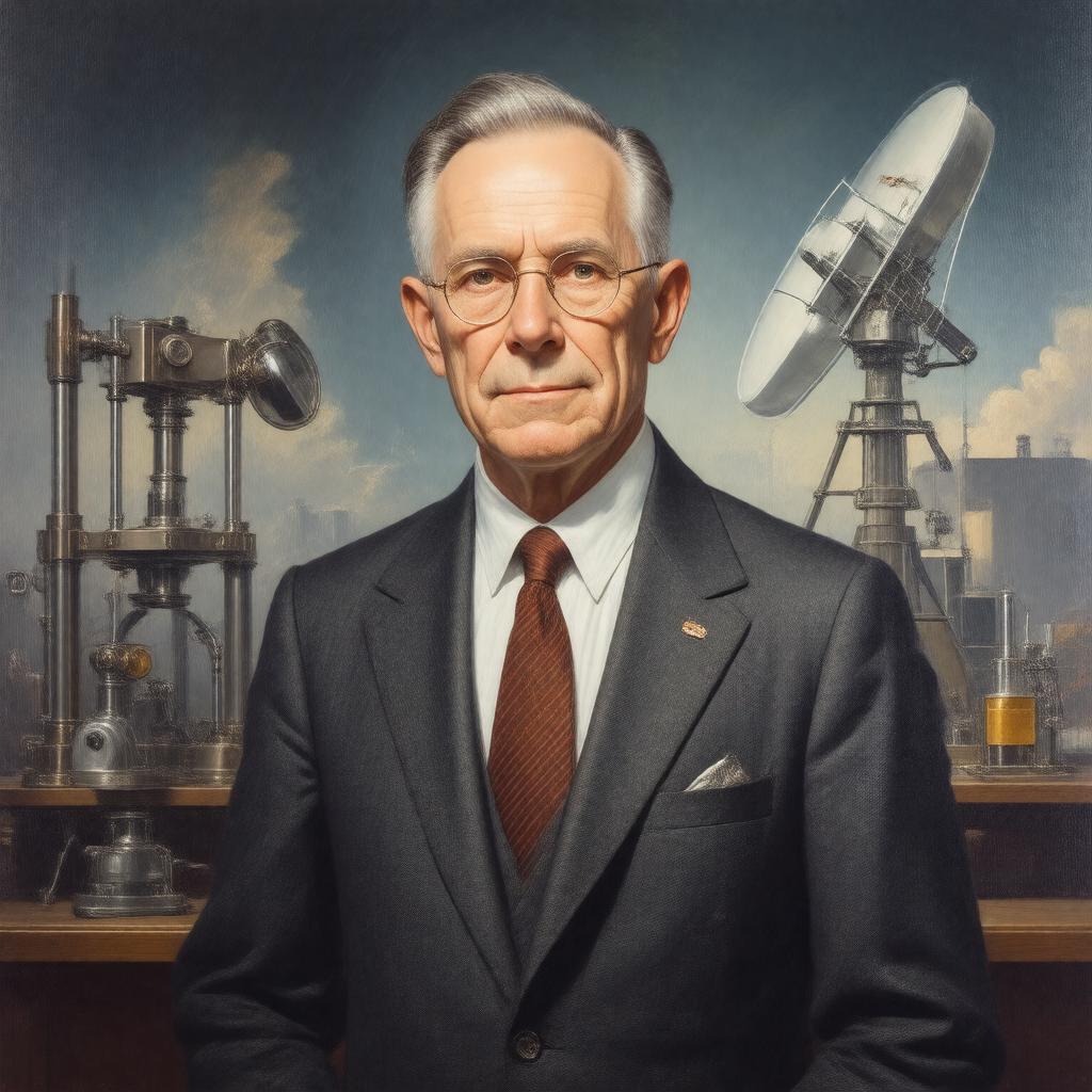 AI-created image of Merle Antony Tuve