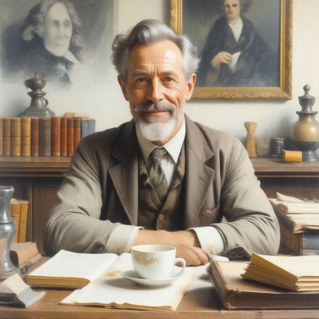 AI-created image of Merlin Holland