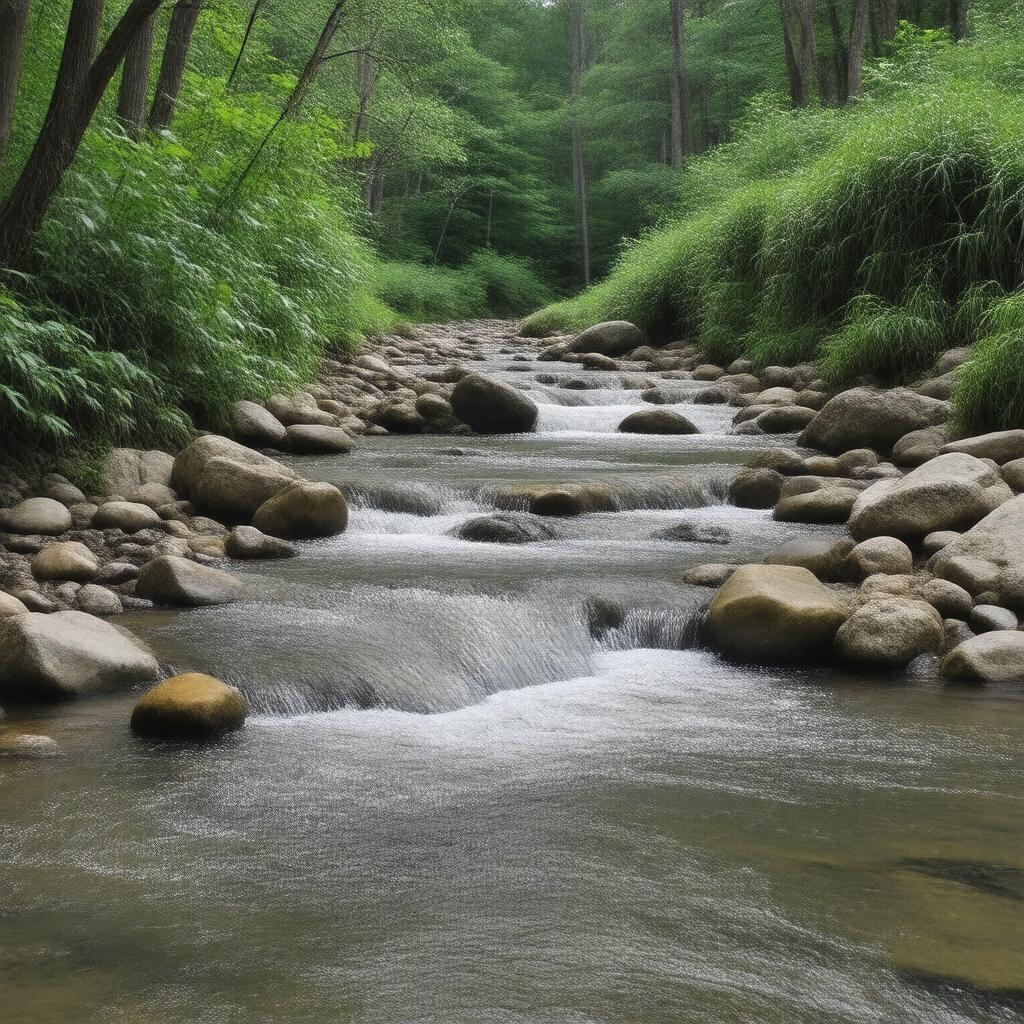 AI-created image of Merrill Brook