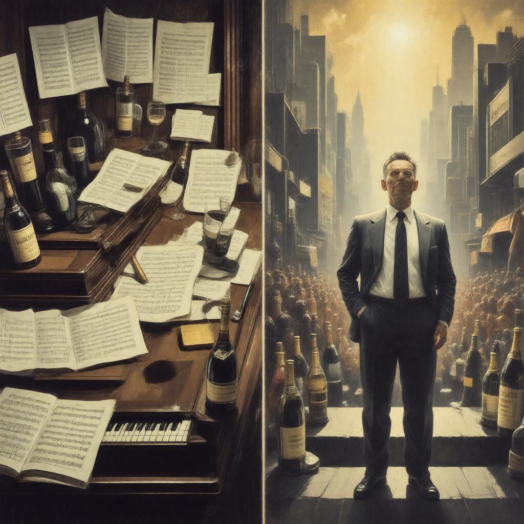 AI-created image of Merrily We Roll Along