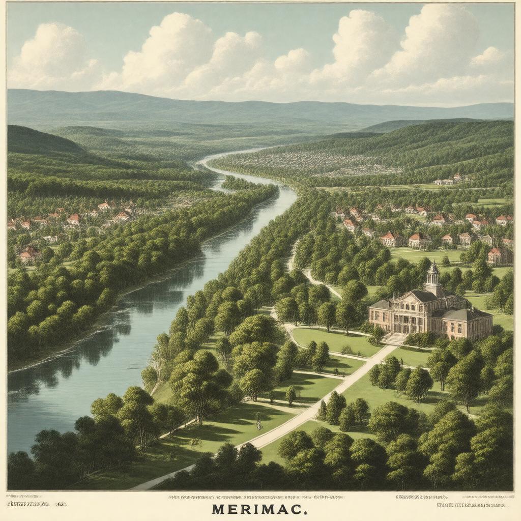 Click to view larger image AI-created image of Merrimac, Massachusetts