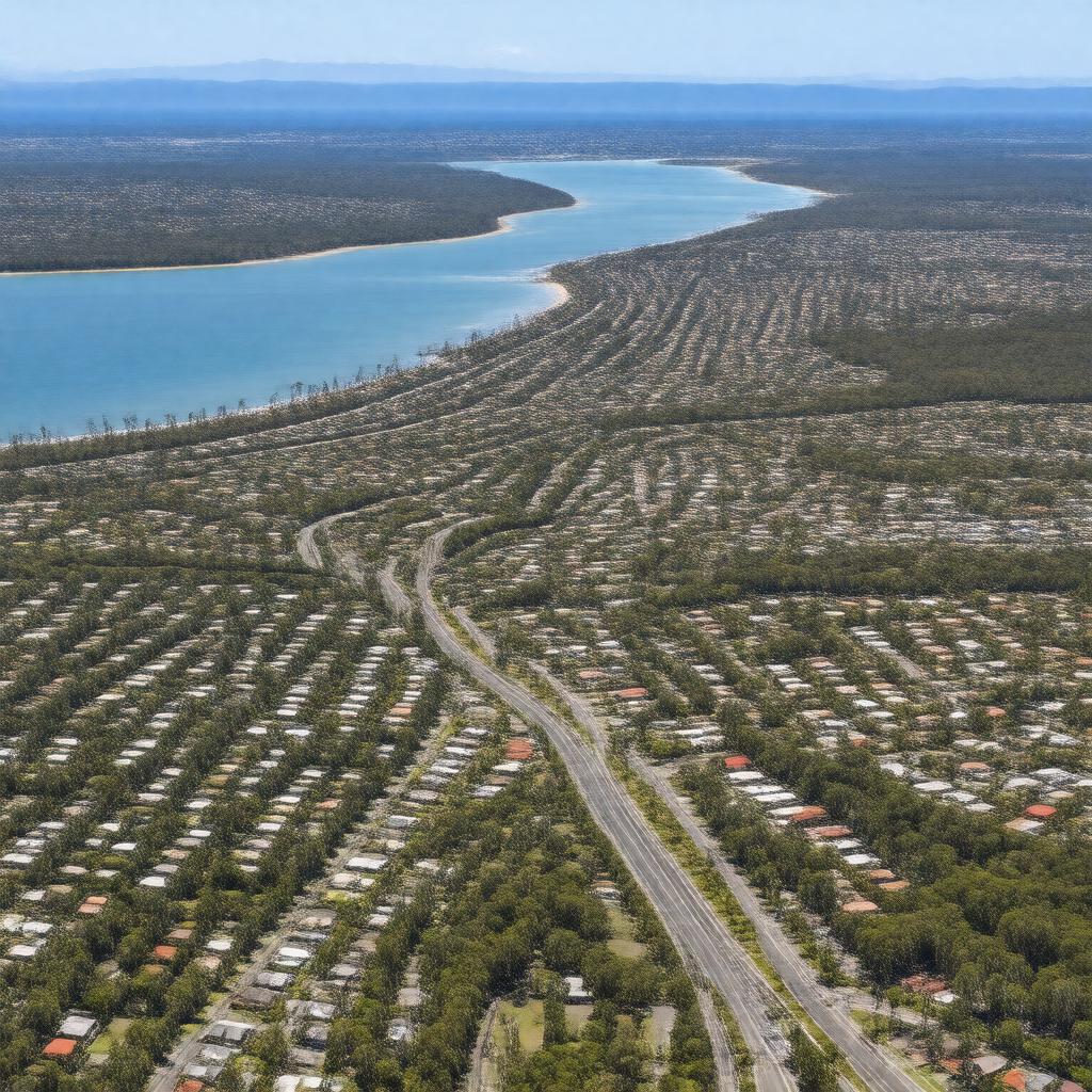 AI-created image of Merrimac, Queensland