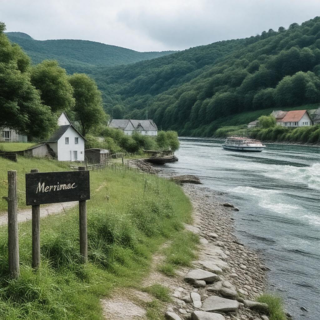 Click to view larger image AI-created image of Merrimac, Wisconsin