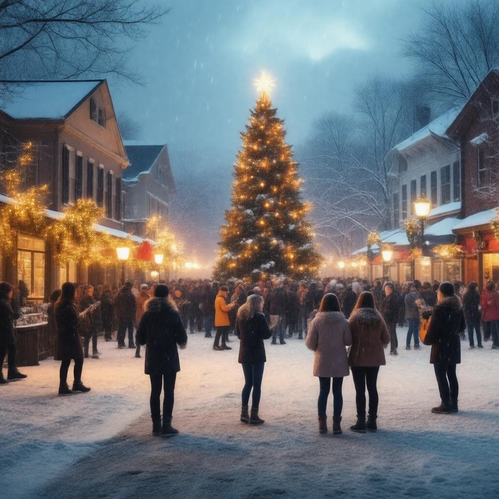 AI-created image of Merry Maple Celebration