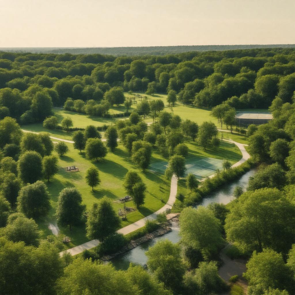 AI-created image of Merrymount Park