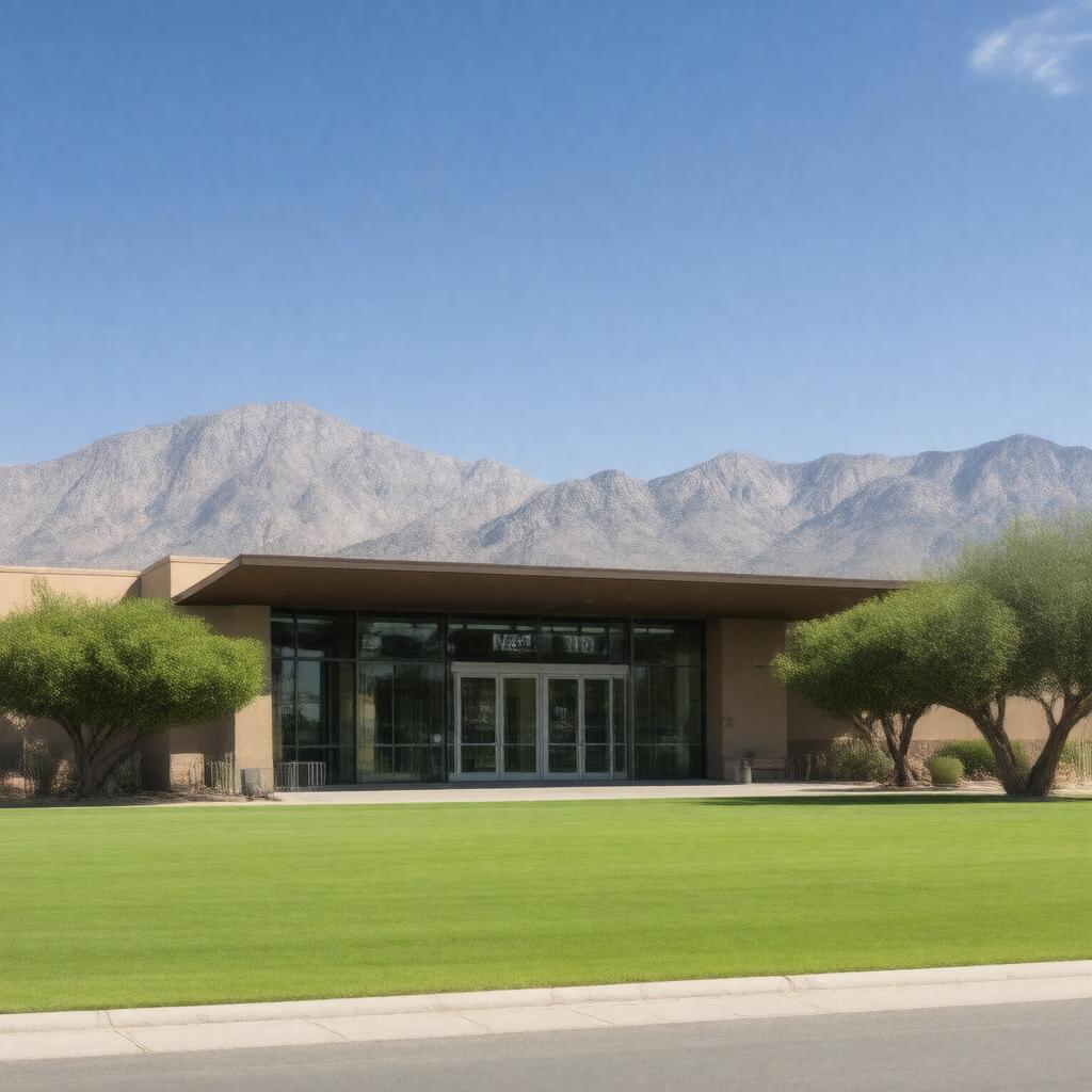 Click to view larger image AI-created image of Mesa Public Library