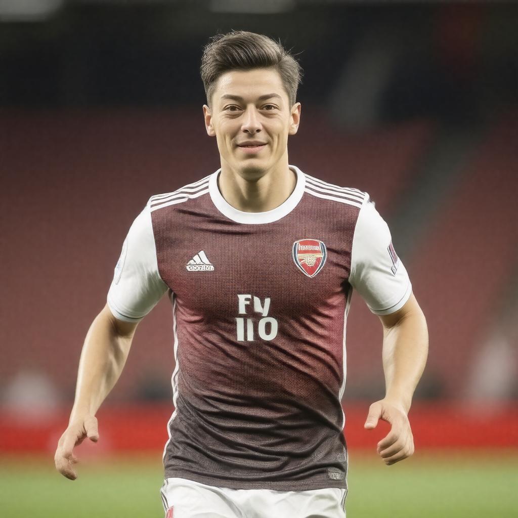 AI-created image of Mesut Özil
