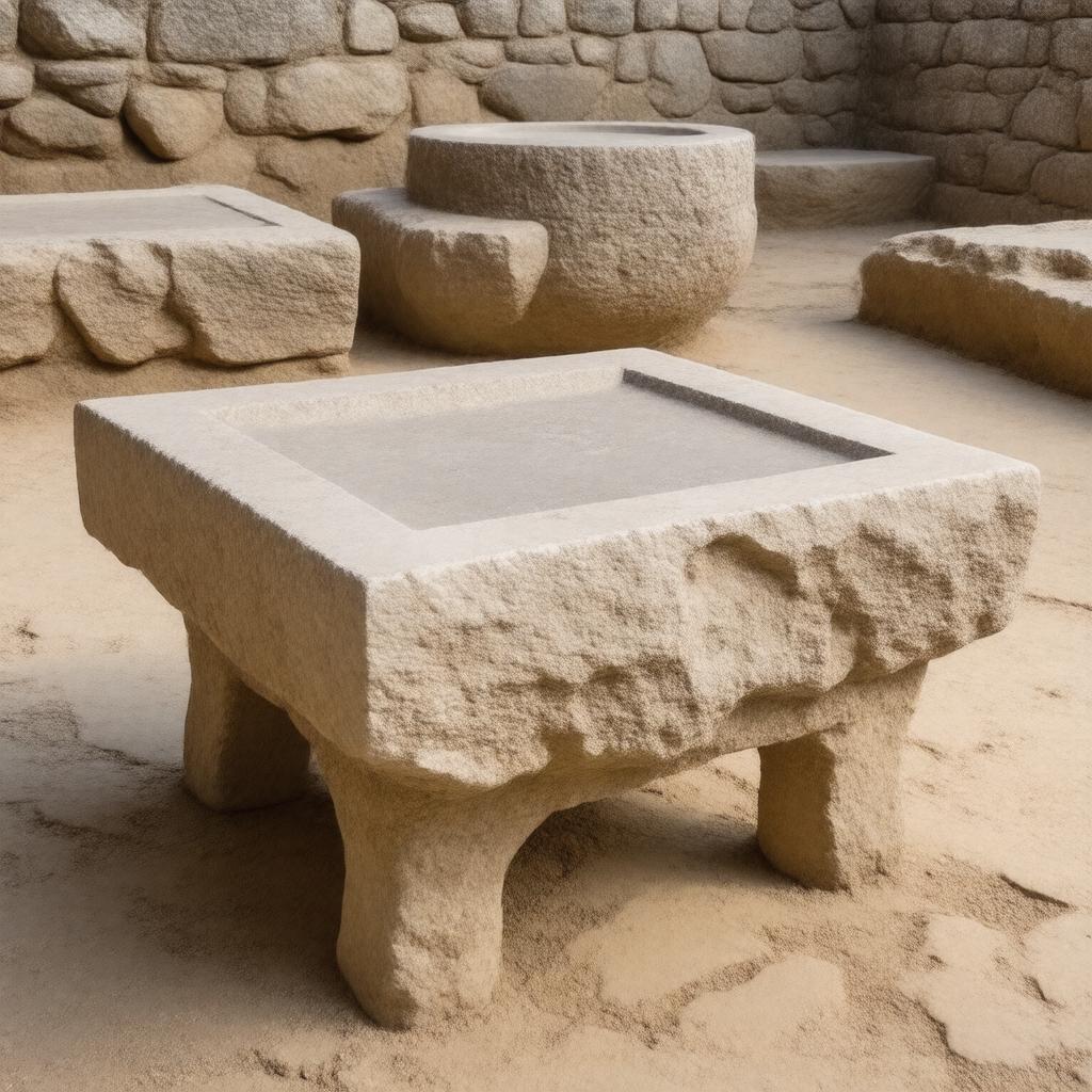 Click to view larger image AI-created image of Metate