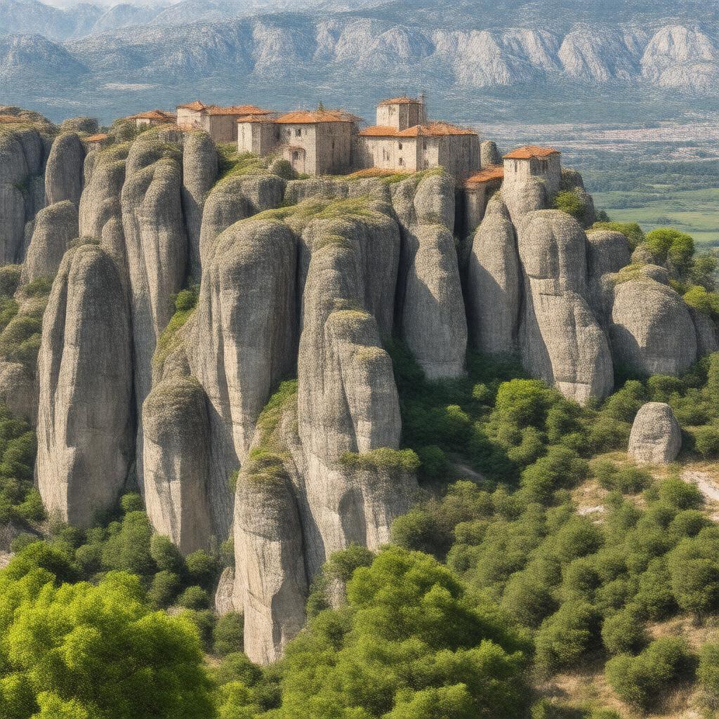 AI-created image of Meteora