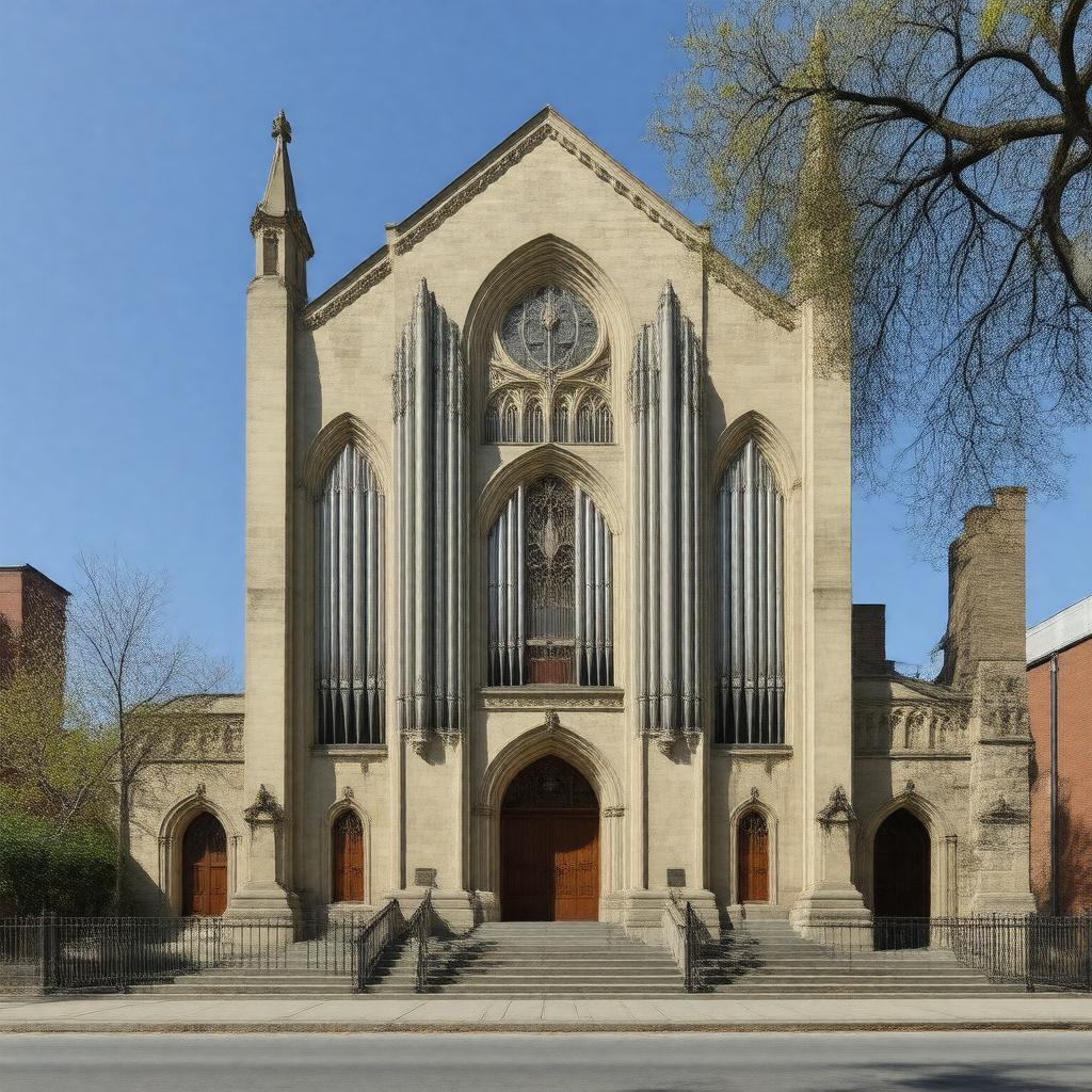 AI-created image of Methuen Memorial Music Hall