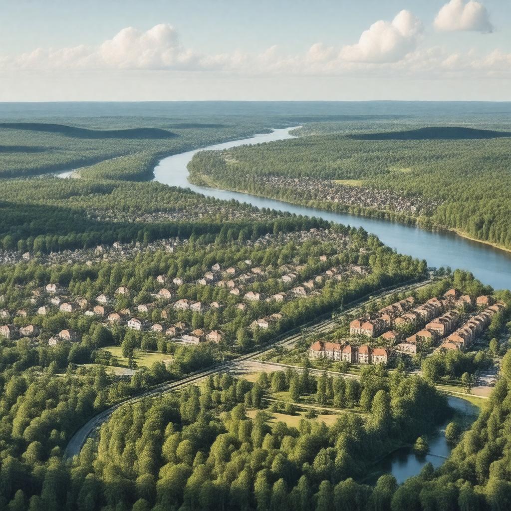 AI-created image of MetroWest region