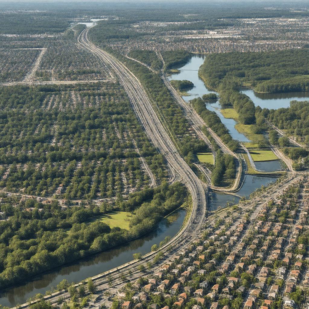 AI-created image of MetroWest region of Massachusetts