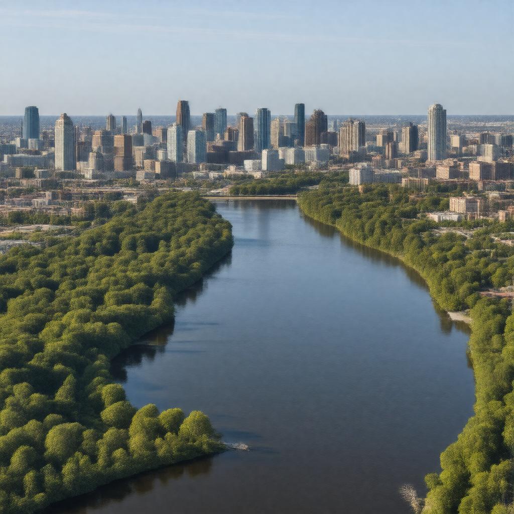 AI-created image of Metro Detroit