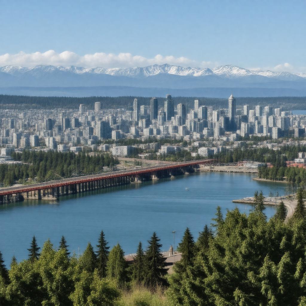 AI-created image of Metro Vancouver