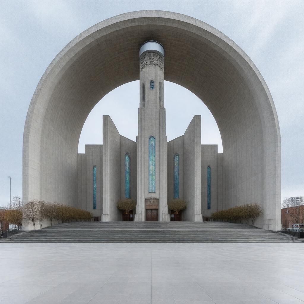AI-created image of Metropolitan Cathedral of Christ the King
