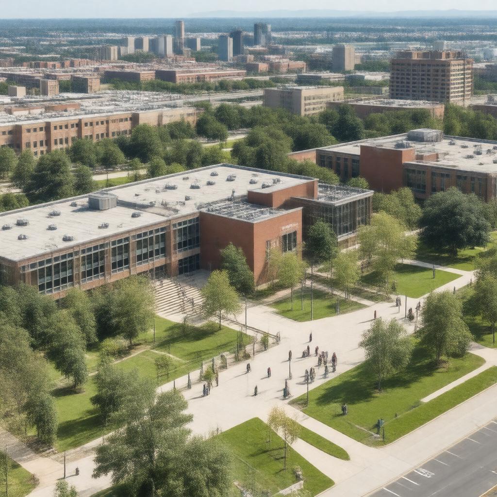 AI-created image of Metropolitan Community College system